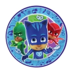 Герои в масках. Набор бумажных тарелок, 6 шт d=180 мм
