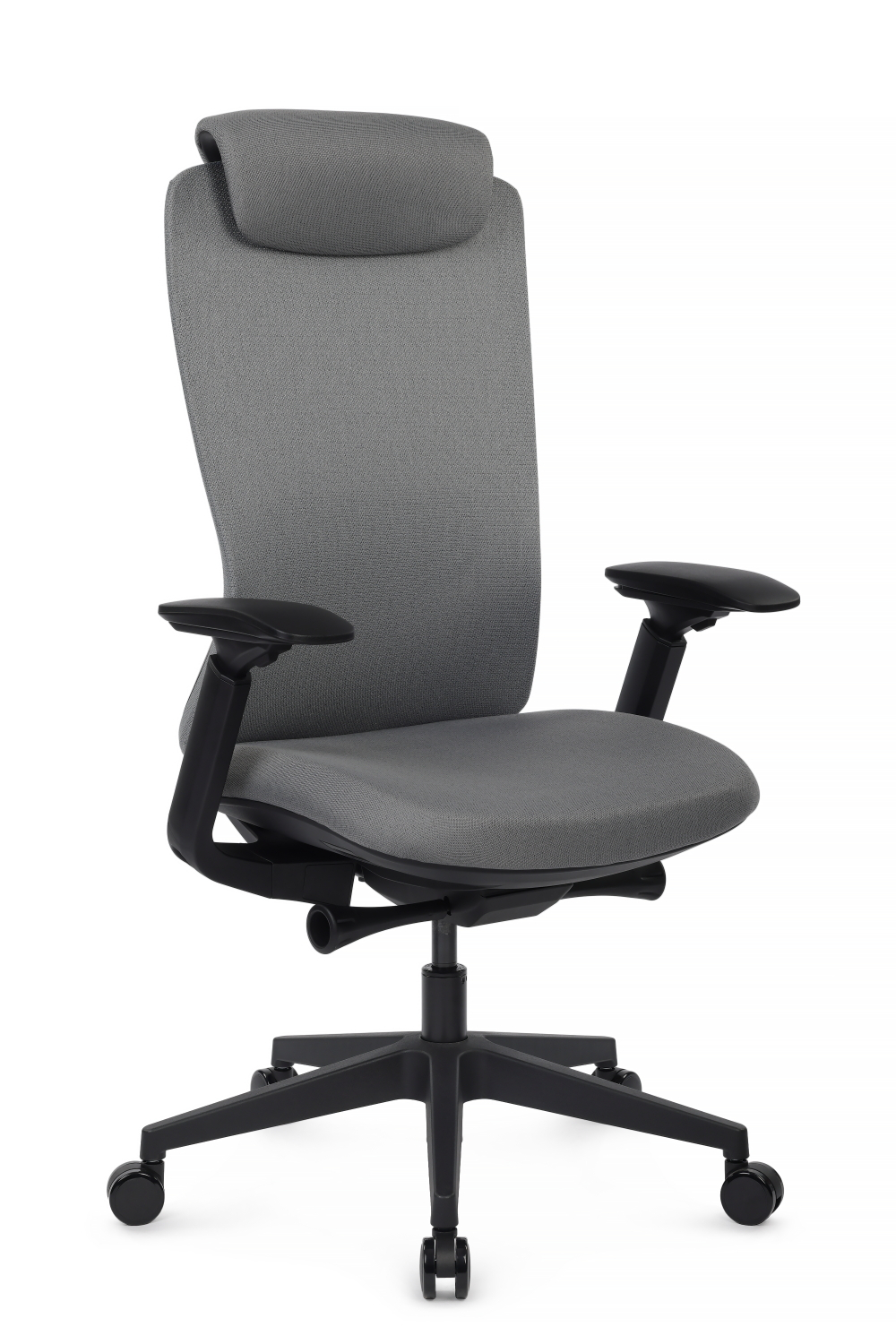 Кресло Riva Гемини EGE-002A Черный пластик/Серый