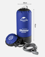 Душ кемпинговый Naturehike с ножным насосом, артикул H17L101-D-B. Под заказ