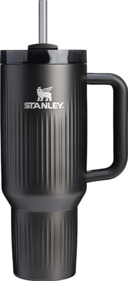 Термокружка stanley, quencher h2.0 flowstate, нержавеющая сталь, чёрная · арт. fabr 10-13002-0132