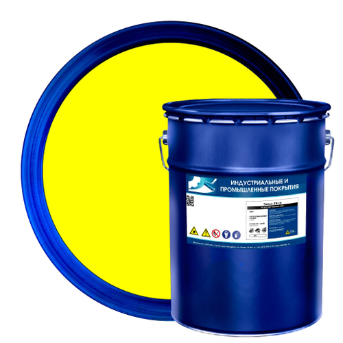 Эмаль ХВ-16 защитная /20кг/ желтый