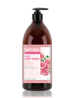 [NATURIA] Гель для душа РОЗА и РОЗМАРИН PURE BODY WASH Rose & Rosemary, 750мл