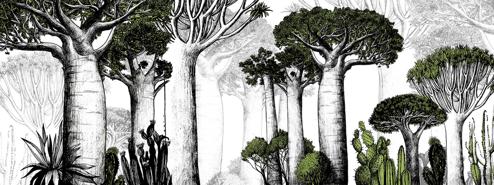 Дизайнерские обои Wall Street Zoo