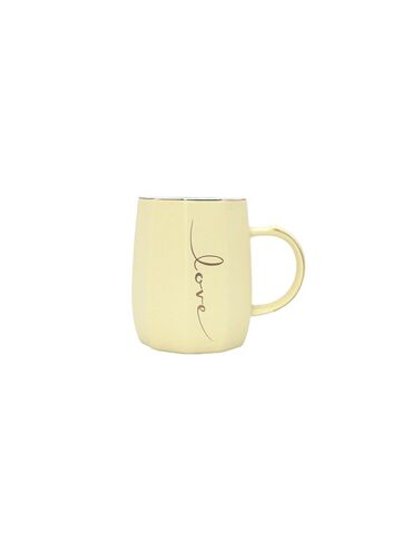 Кружка керамическая желтая 400 мл. (201525565)