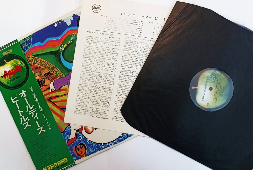 Винтажная виниловая пластинка The Beatles A Collection Of Beatles Oldies (Japan 1973)