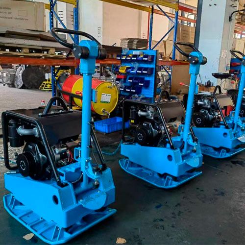 Виброплита бензиновая ROBUST CPC-600HE - [495 кг / 60 кН / Honda GX390] реверсивная