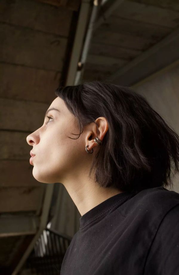 Серьга Flux Oxyd темная - фото 6