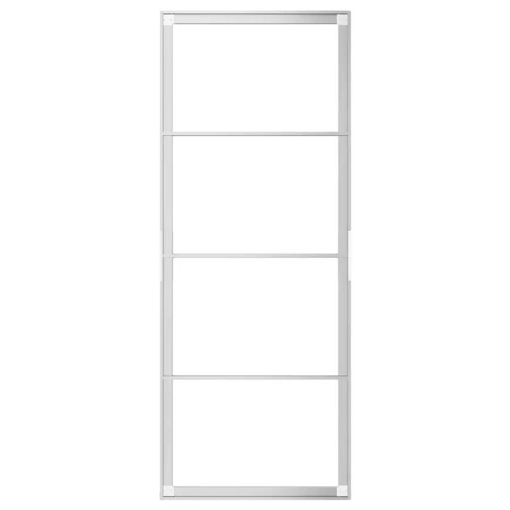 Пара рам раздвижных дверей - SKYTTA IKEA/ СКЮТТА ИКЕА, 77х196 см, серебрянный