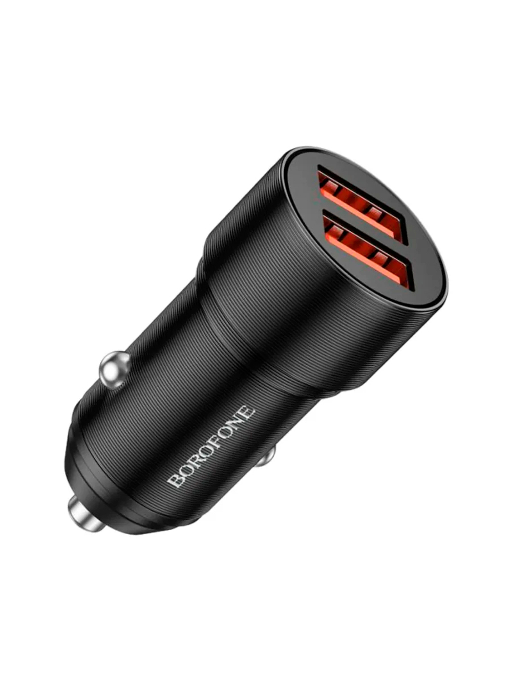Автомобильное зарядное устройство с быстрой зарядкой BOROFONE BZ19B 2xUSB