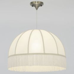 Citilux Базель CL407031 Подвесной светильник бронза с бежевым абажуром