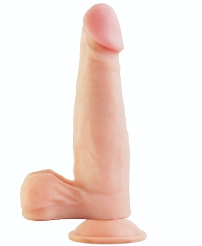 Телесный вибратор-реалистик REAL Standard - 18,5 см. (Цвет: телесный)