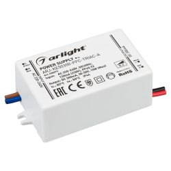 Блок питания ARJ-KE50300-PFC-TRIAC-A (15W, 300mA) (Arlight, IP44 Пластик, 5 лет) 028279