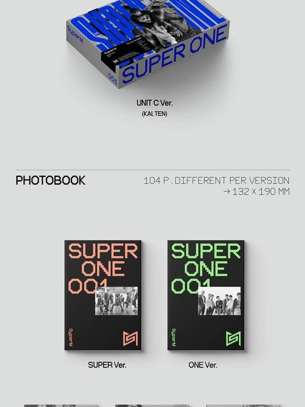 Альбом SupreM - Super One 1st Album KOREA RELEASE RANDOM Version