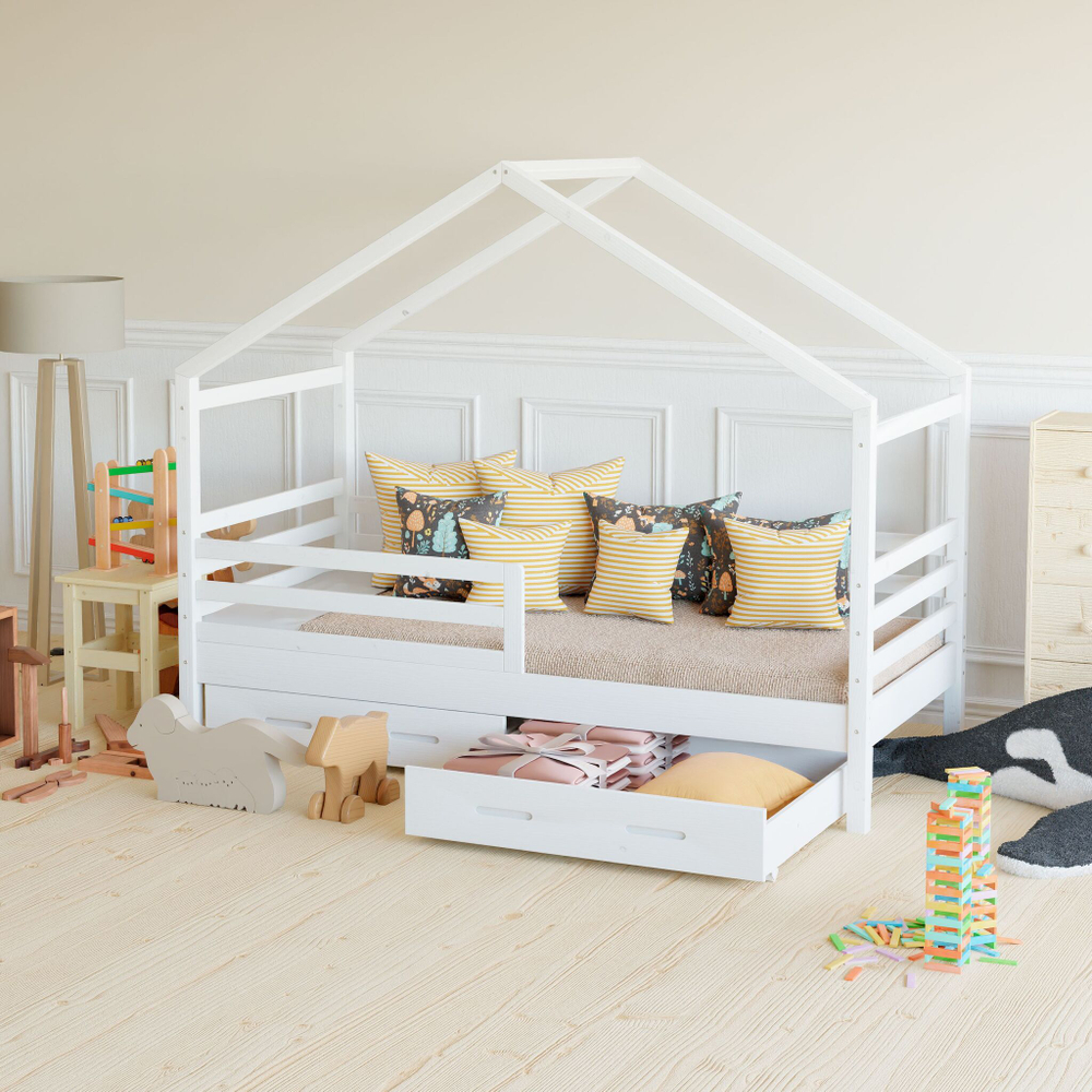 Комплект ящиков (2 шт) к кровати Альков 90х200, массив сосны