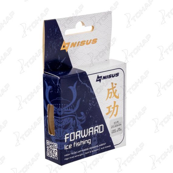 Леска FORWARD ICE FISHING 0,309mm/50m Nylon Transparent (N-FIF-0.309-50) Nisus