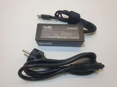 Блок питания TopOn Lenovo, 20V 3,25A (Power USB)