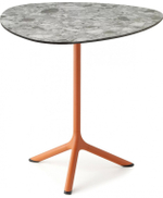 Стол ламинированный обеденный Scab Design Tripe, терракотовый, зернистый