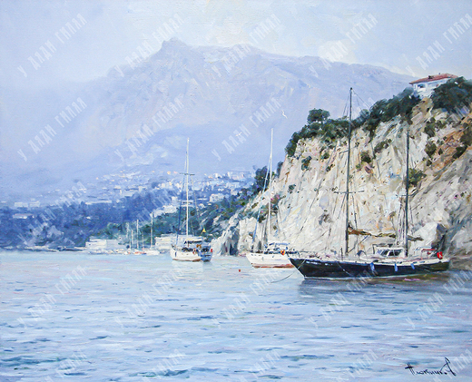 Плотников В. В. В Крыму.Алушта. Холст, масло. 2006 г.