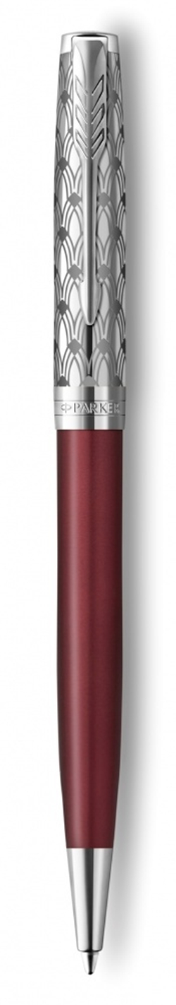 Шариковая ручка Parker Sonnet Premium Refresh RED CT, стержень: M, цвет чернил: black , в подарочной упаковке
