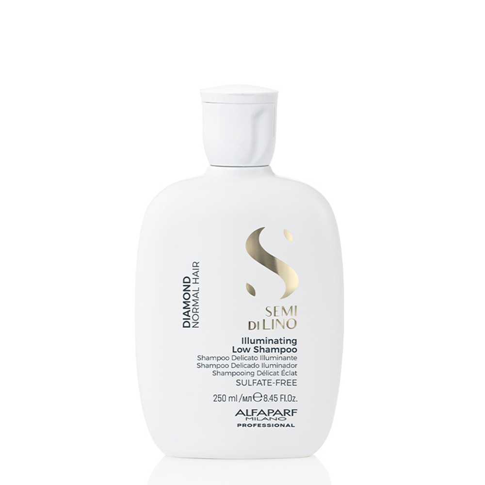 ALFAPARF Шампунь для нормальных волос, придающий блеск SDL DIAMOND ILLUMINATING LOW SHAMPOO, 250 мл