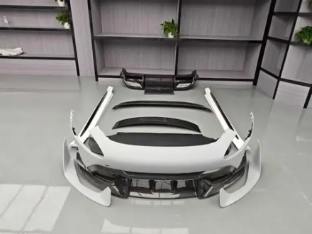 Карбоновый обвес переделка из Xiaomi SU7 в Xiaomi SU7 Ultra 2025+ Ксяоми