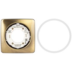 KL71 SB /1 (к) Светильник ЭРА под лампу Gx53 квадр.,220V, 13W, бронза | Встраиваемые светильники Для ламп GX53
