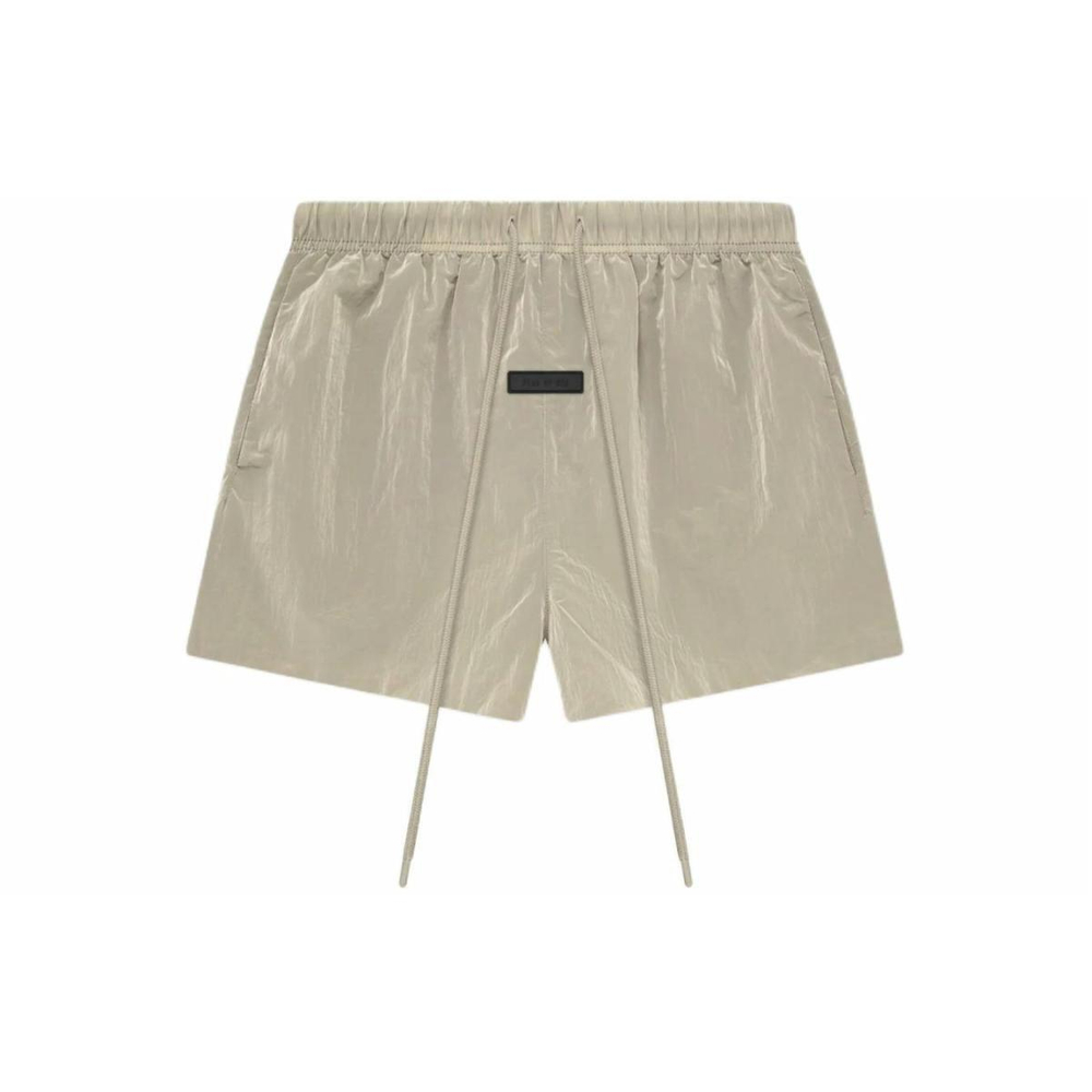 Шорты Fear of God Essentials SS24 drop2 Crinkle Nylon Running Short Logo /GARDEN YELLOW, 160SP244131F