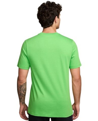 Мужская теннисная футболка Nike Sportswear Club - mineral green/white