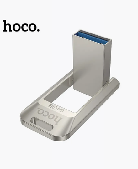 USB карта памяти HOCO UD16 128ГБ USB 3.0 (серый)