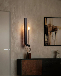 Классический настенный светильник с дизайном под свечу✨