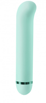 Изогнутый вибратор для G-стимуляции Fantasy Nessie (20 режимов) (Цвет: светло-мятный)