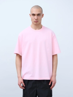 Футболка оверсайз (розовый) 230 г