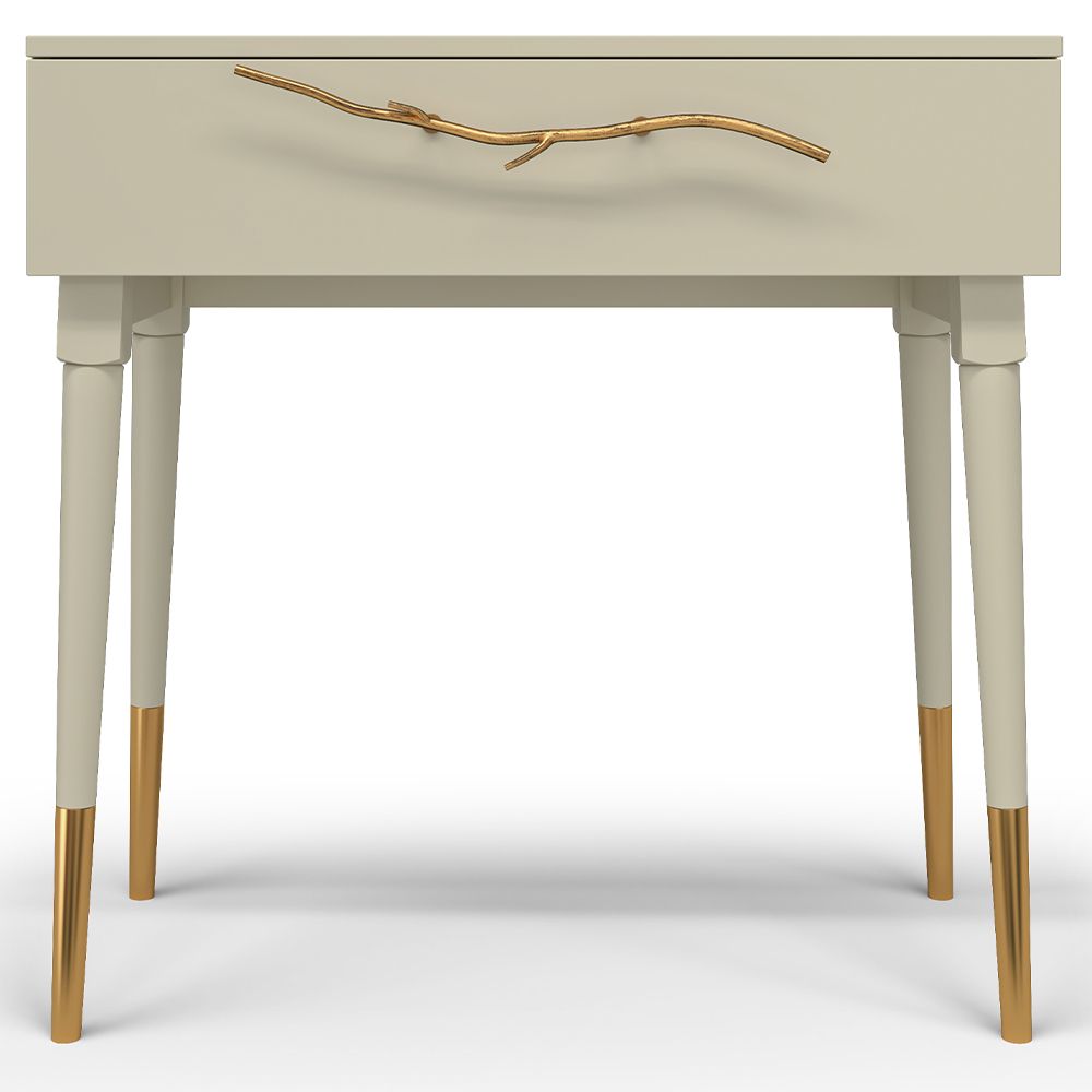 Консоль Арт Колор matte Стайл Голд Серый шелк матовый