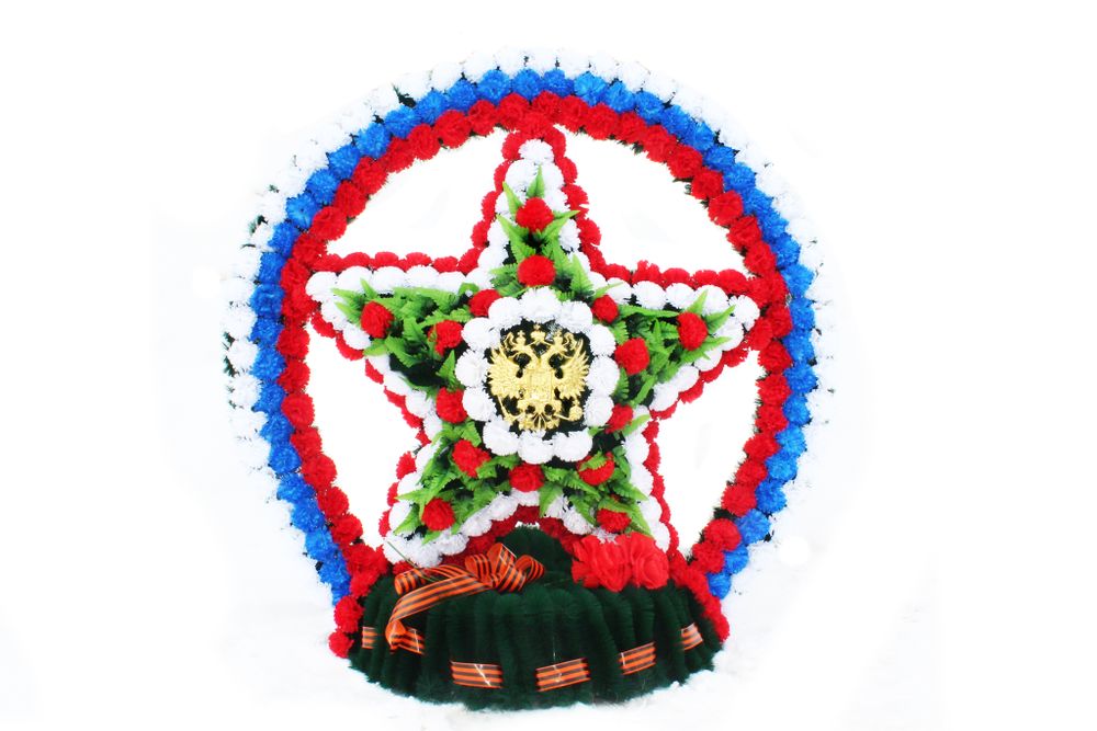 Звезда в круге с гербом