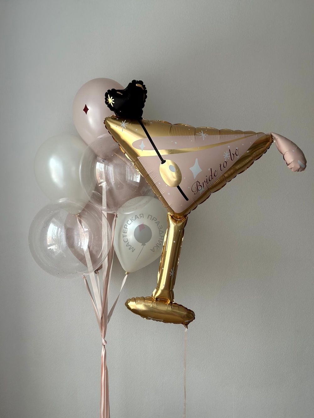 Воздушные шары на девичник с шаром-сюрприз №9007  Изображение3