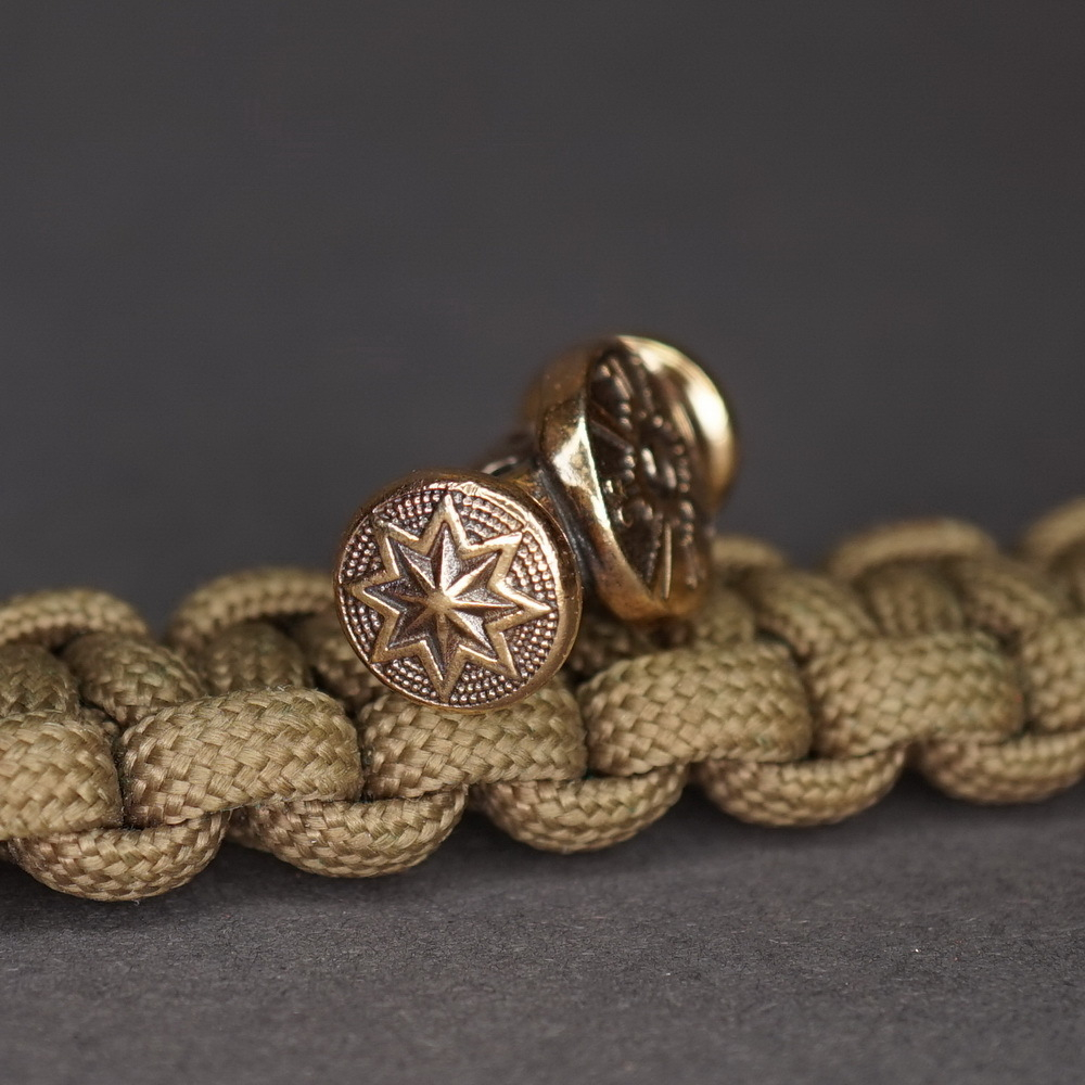 Замок - клевант "Дух Майя" для браслета , бронза