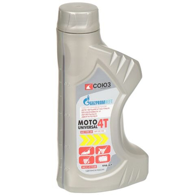 Масло машинное минеральное, для 4-такт двигателя, Союз, Universal Moto 4T, 0.946 л, МСС-0104Б