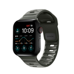 Спортивный ремешок Nomad Sport Band для Apple Watch 38, 40, 41 и 42 мм Водостойкий ремешок из фторэластомера с алюминиевой застёжкой pin-and-tuck. На запястье обхватом 135–175 мм