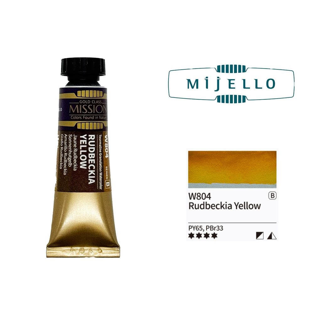 Акварель Mijello Granulation 15 мл. W804 [B] Rudbeckia Yellow