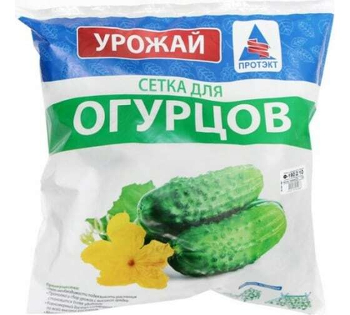 Сетка шпалерная для огурцов Протэкт 150х190 (2х5м) зеленый