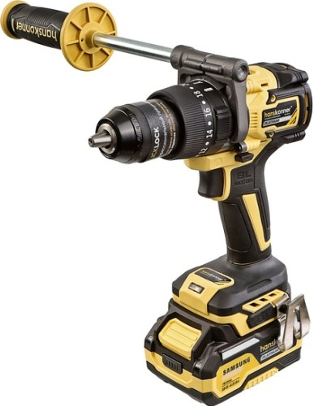 Дрель-шуруповерт аккумуляторная HANSKONNER HCD20165PRO