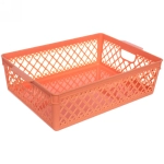 Корзина для хранения «Грация» оранжевая 30,5х20,5х8,5см
