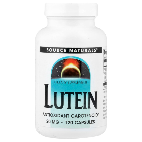 Source Naturals, Лютеин, 20 мг, 120 капсул