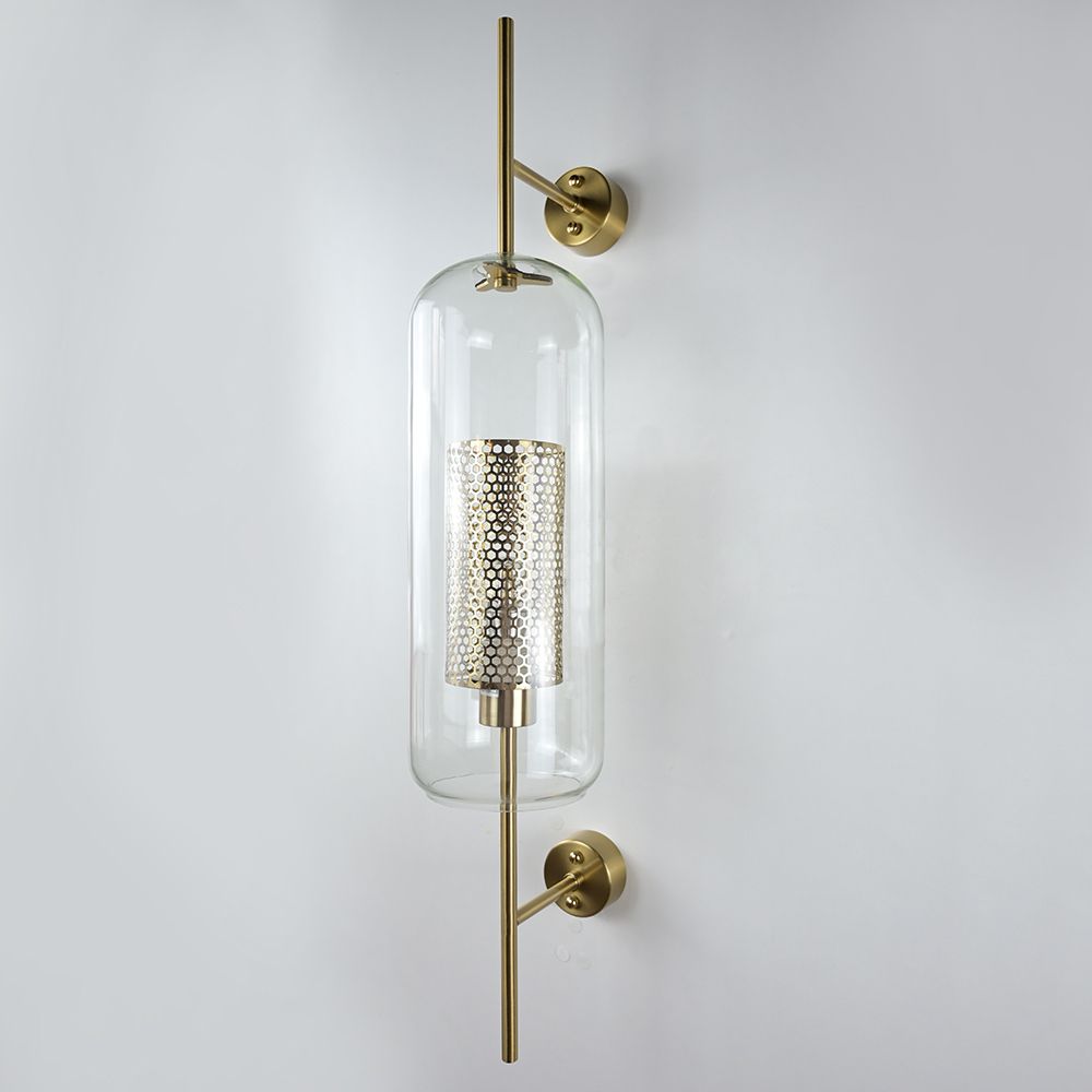 Настенный Светильник Catch Wall Cylinder L78 Brass By Imperiumloft