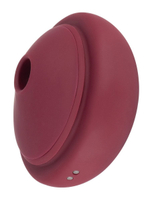 Бордовый вакуум-волновой вибратор в форме капкейка