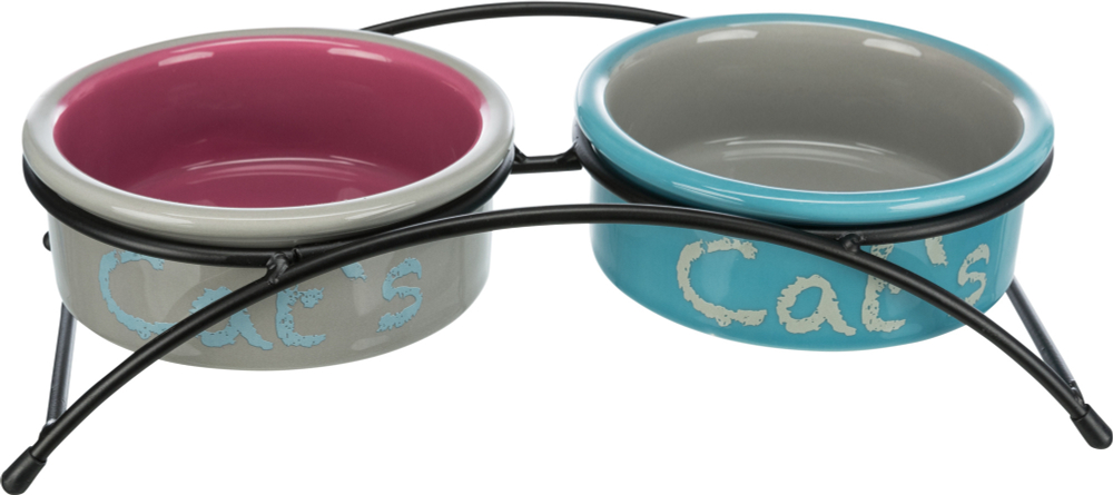 Миски керамические на подставке, 0,3 л/ 12 см, 2 шт., Trixie