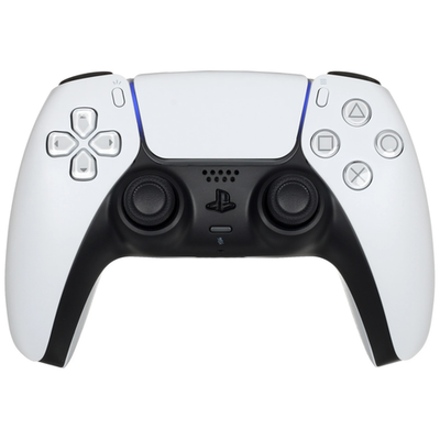Геймпад беспроводной/проводной Sony PlayStation DualSense basic белый [для Android, iOS, PC, PlayStation 5, подключение - USB Type-C, Bluetooth, виброотдача, питание от USB, от аккумулятора]