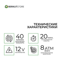 Автомобильный компрессор BERKUT R14