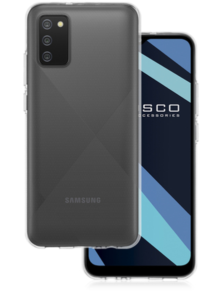Чехол ROSCO для Samsung Galaxy A02s оптом (арт. SS-A02S-TPU-TRANSPARENT)