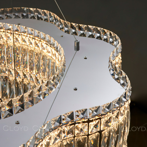 Люстра Cloyd ANTREA-B C1 / Ø60 см - хром (арт.11627)